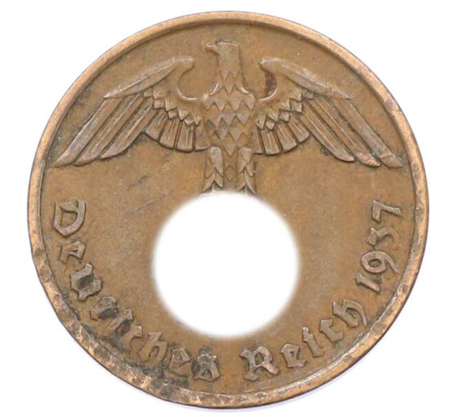 Монета 2 рейхспфеннига 1937 года A Германия (Артикул: K10-3933) — Фото №1