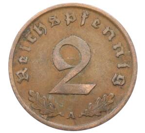 2 рейхспфеннига 1937 года A Германия — Фото №2
