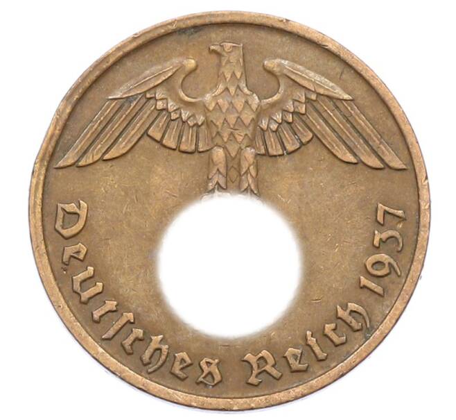 Монета 2 рейхспфеннига 1937 года A Германия (Артикул: K10-3934) — Фото №1
