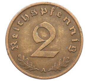 2 рейхспфеннига 1937 года A Германия — Фото №2