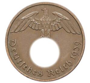 2 рейхспфеннига 1939 года E Германия — Фото №1