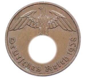 2 рейхспфеннига 1938 года E Германия — Фото №1