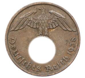 2 рейхспфеннига 1938 года J Германия — Фото №1