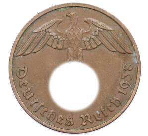 2 рейхспфеннига 1938 года E Германия — Фото №1