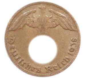 1 рейхспфенниг 1938 года G Германия — Фото №1