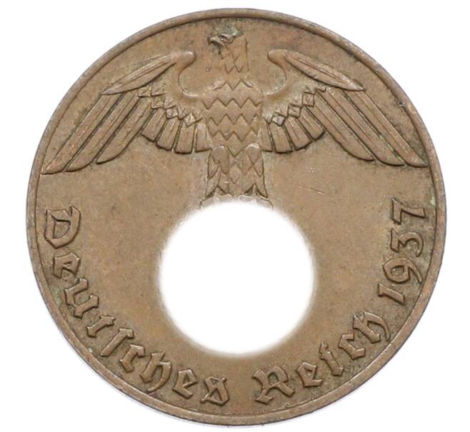 Монета 1 рейхспфенниг 1937 года J Германия (Артикул: K10-3945) — Фото №1