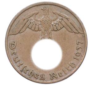 1 рейхспфенниг 1937 года A Германия — Фото №1