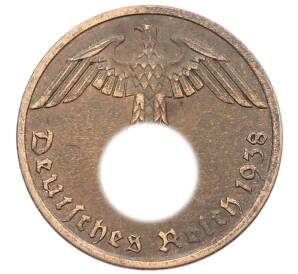 1 рейхспфенниг 1938 года A Германия — Фото №1