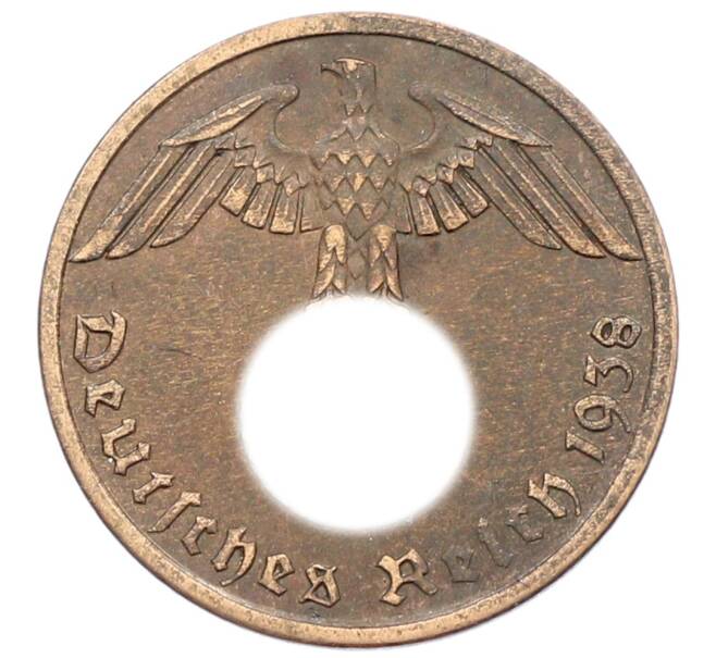 Монета 1 рейхспфенниг 1938 года A Германия (Артикул: K10-3948) — Фото №1