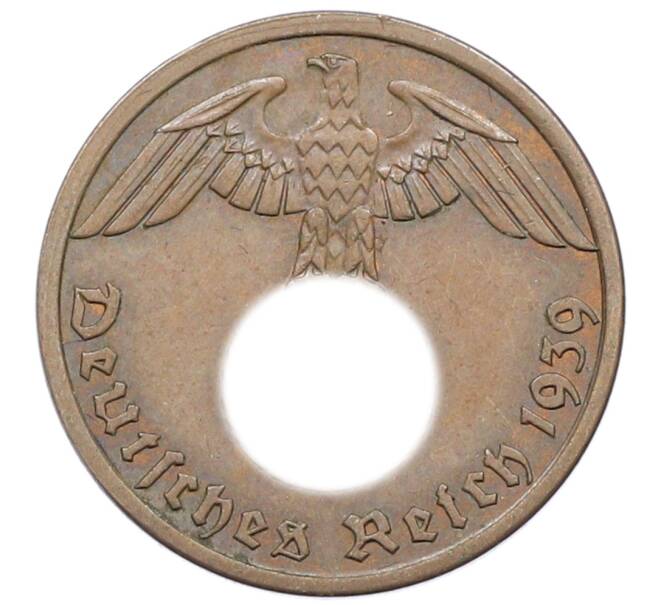 Монета 1 рейхспфенниг 1939 года A Германия (Артикул: K10-3949) — Фото №1