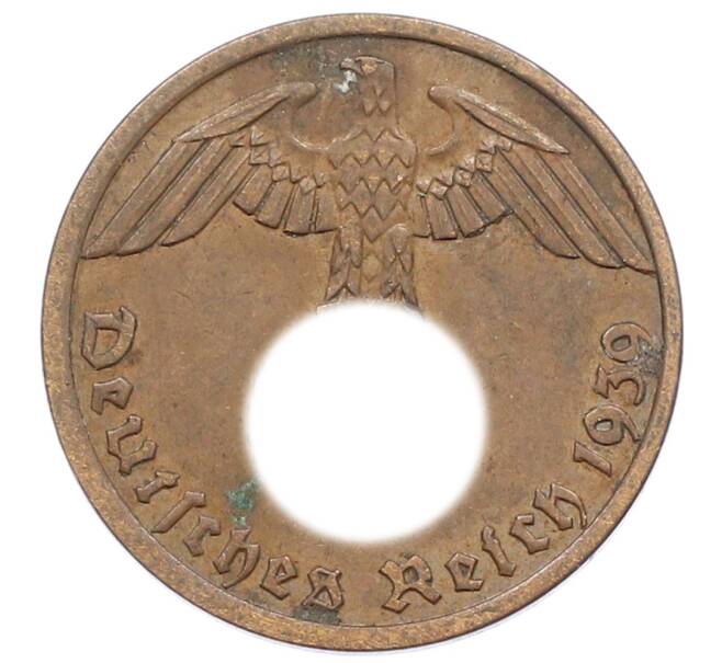 Монета 1 рейхспфенниг 1939 года A Германия (Артикул: K10-3954) — Фото №1
