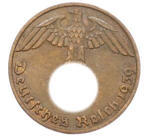 1 рейхспфенниг 1939 года J Германия — Фото №1