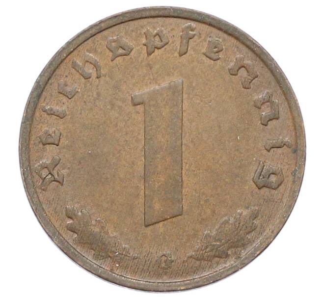 Монета 1 рейхспфенниг 1939 года G Германия (Артикул: K10-3958) — Фото №2