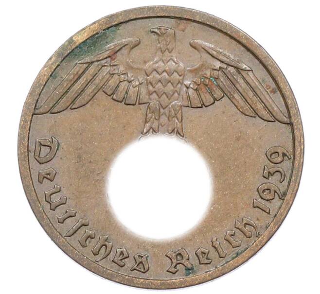 Монета 1 рейхспфенниг 1939 года A Германия (Артикул: K10-3960) — Фото №1