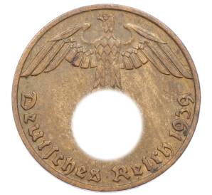 1 рейхспфенниг 1939 года J Германия — Фото №1