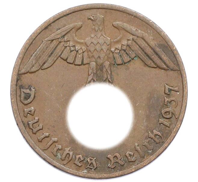 Монета 1 рейхспфенниг 1937 года A Германия (Артикул: K10-3967) — Фото №1