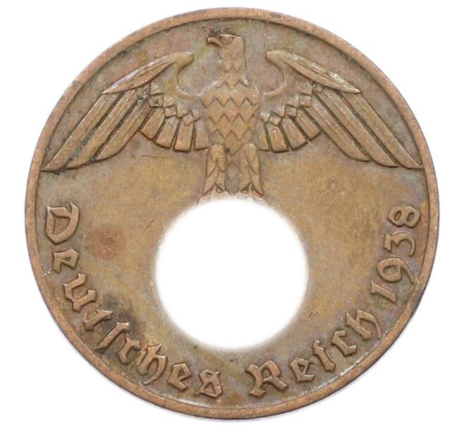 Монета 1 рейхспфенниг 1938 года J Германия (Артикул: K10-3968) — Фото №1