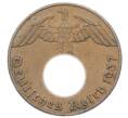 Монета 1 рейхспфенниг 1937 года J Германия (Артикул: K10-3969) — Фото №1