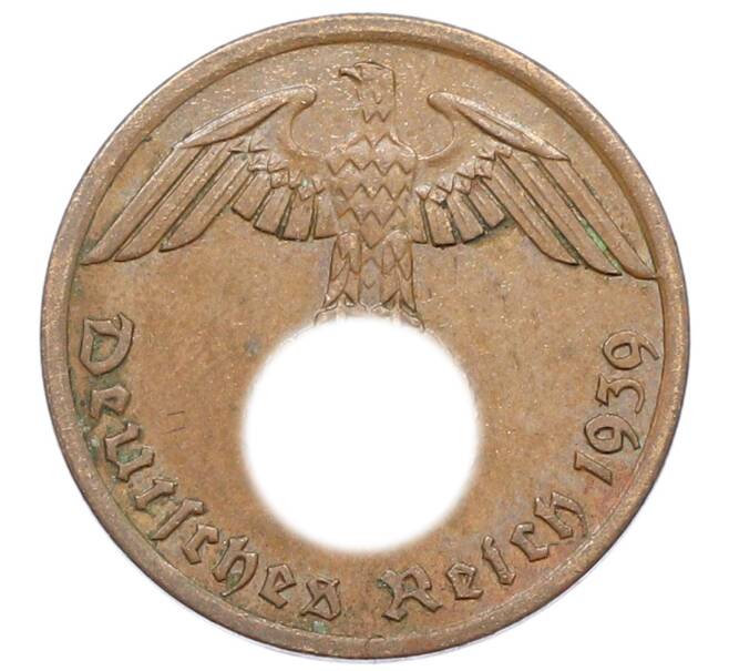 Монета 1 рейхспфенниг 1939 года A Германия (Артикул: K10-3970) — Фото №1