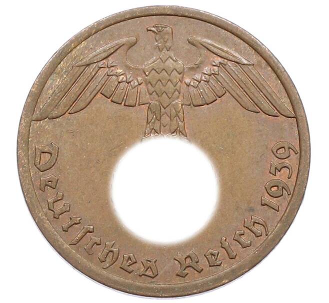 Монета 1 рейхспфенниг 1939 года A Германия (Артикул: K10-3972) — Фото №1