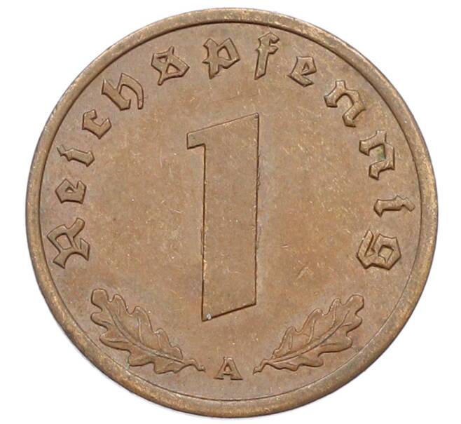 Монета 1 рейхспфенниг 1939 года A Германия (Артикул: K10-3972) — Фото №2