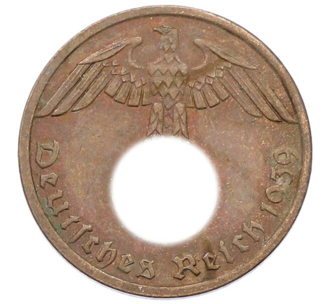 Монета 1 рейхспфенниг 1939 года A Германия (Артикул: K10-3974) — Фото №1