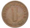 Монета 1 рейхспфенниг 1939 года A Германия (Артикул: K10-3974) — Фото №2