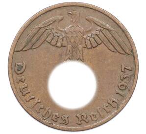 1 рейхспфенниг 1937 года A Германия — Фото №1