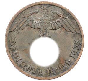 1 рейхспфенниг 1938 года A Германия — Фото №1