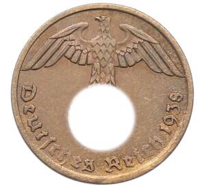 1 рейхспфенниг 1938 года A Германия — Фото №1