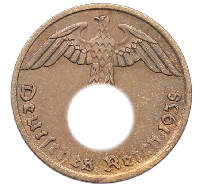 Монета 1 рейхспфенниг 1938 года A Германия (Артикул: K10-3978) — Фото №1