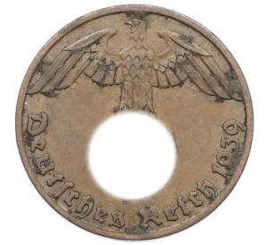 1 рейхспфенниг 1939 года J Германия — Фото №1