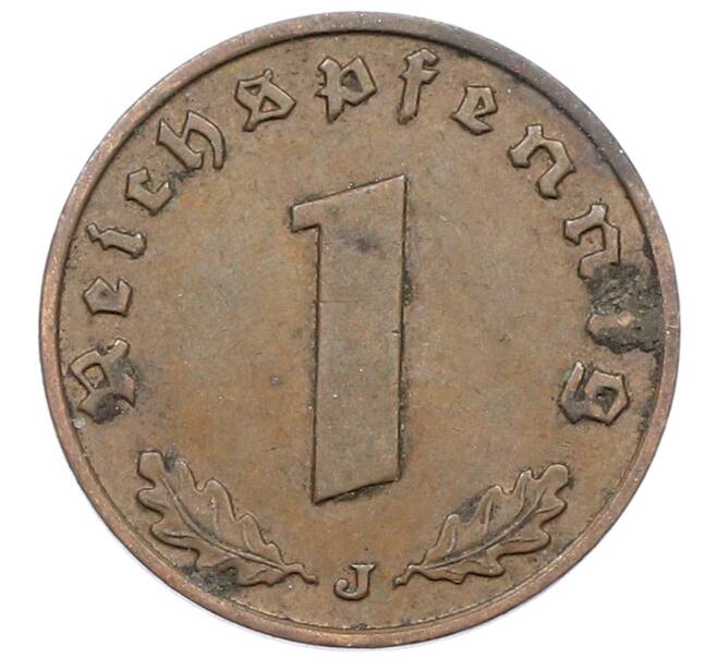 Монета 1 рейхспфенниг 1939 года J Германия (Артикул: K10-3979) — Фото №2