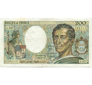 200 франков 1985 года Франция — Фото №1