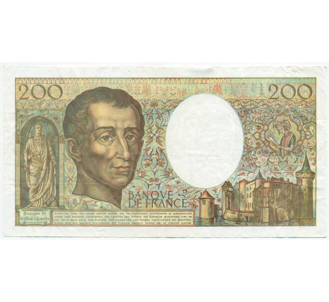 Банкнота 200 франков 1992 года Франция (Артикул: K10-3857) — Фото №2