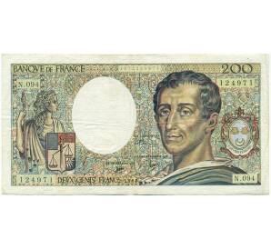 200 франков 1990 года Франция