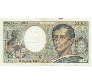 200 франков 1990 года Франция