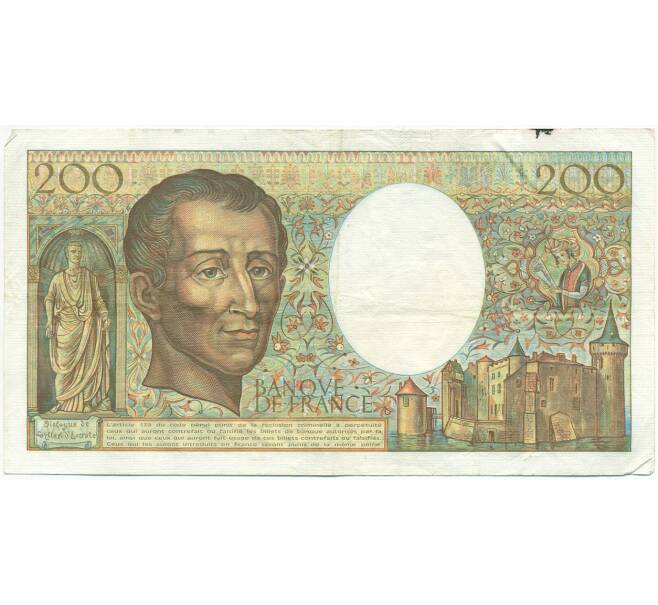 Банкнота 200 франков 1985 года Франция (Артикул: K10-3874) — Фото №2