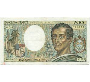 200 франков 1985 года Франция — Фото №1