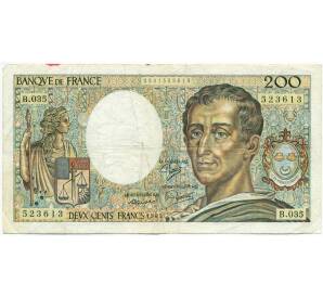200 франков 1985 года Франция — Фото №1