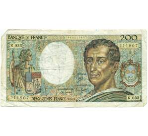 200 франков 1985 года Франция — Фото №1