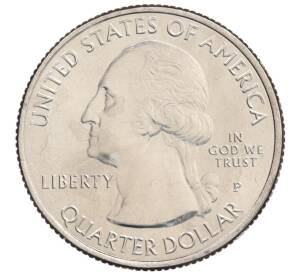 1/4 доллара (25 центов) 2021 года P США «Национальные парки — №56 Национальное историческое место Пилоты из Таскиги» — Фото №2