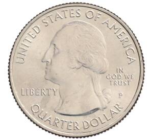 1/4 доллара (25 центов) 2021 года P США «Национальные парки — №56 Национальное историческое место Пилоты из Таскиги» — Фото №2