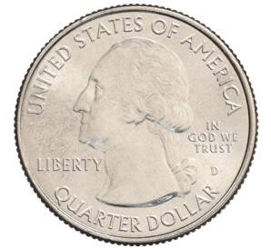 1/4 доллара (25 центов) 2017 года D США «Национальные парки — №40 Национальный исторический парк имени Джорджа Р. Кларка» — Фото №2