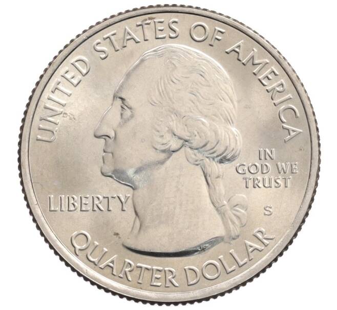 Монета 1/4 доллара (25 центов) 2013 года S США «Национальные парки — №17 Победа Перри и Международный мемориал мира» (Артикул: M2-90204) — Фото №2