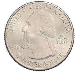 1/4 доллара (25 центов) 2020 года P США «Национальные парки — №55 Национальный заповедник Таллграсс Прейри»