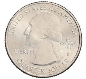 1/4 доллара (25 центов) 2020 года P США «Национальные парки — №55 Национальный заповедник Таллграсс Прейри»