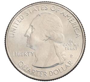 1/4 доллара (25 центов) 2020 года P США «Национальные парки — №55 Национальный заповедник Таллграсс Прейри»