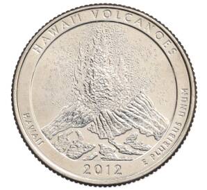 1/4 доллара (25 центов) 2012 года D США «Национальные парки — №14 Национальный парк Гавайские вулканы» — Фото №1