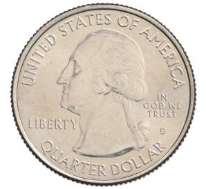 1/4 доллара (25 центов) 2012 года D США «Национальные парки — №14 Национальный парк Гавайские вулканы» — Фото №2